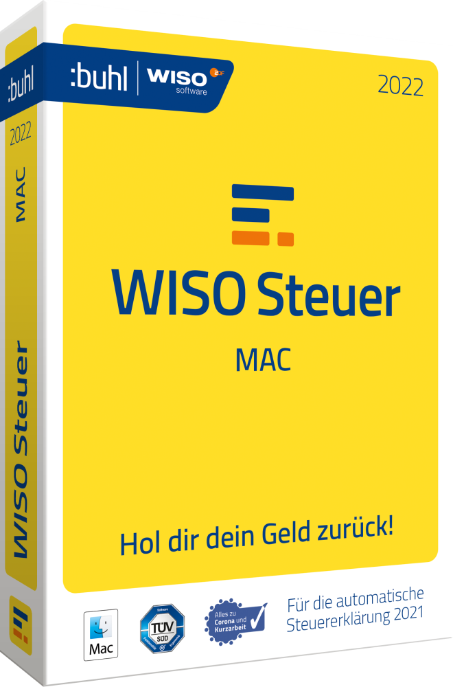 Produktbox von WISO Steuer Sparbuch 2022 für Mac