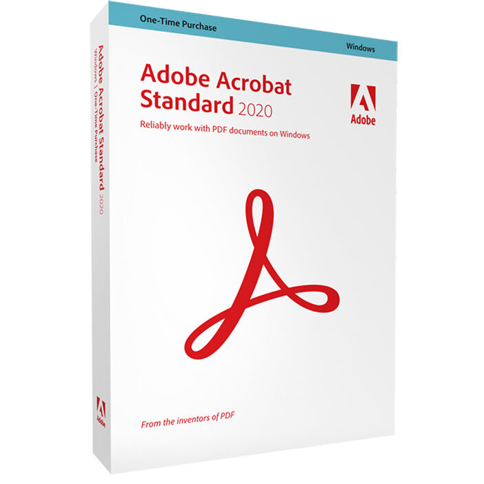 Produktbox von Adobe Acrobat Standard 2020