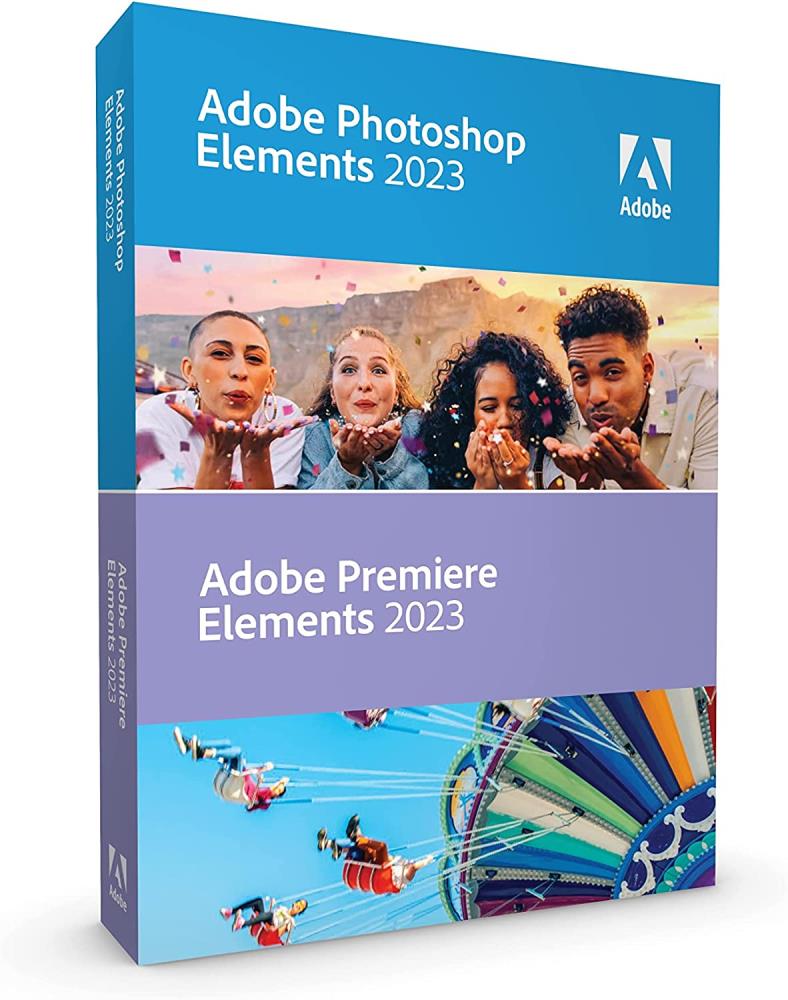 Produktbox von Adobe Photoshop & Premiere Elements 2023