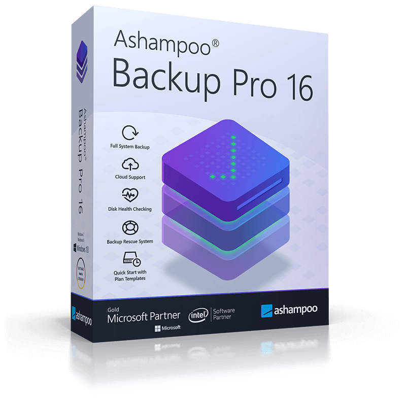 Produktbox von Ashampoo Backup Pro 16