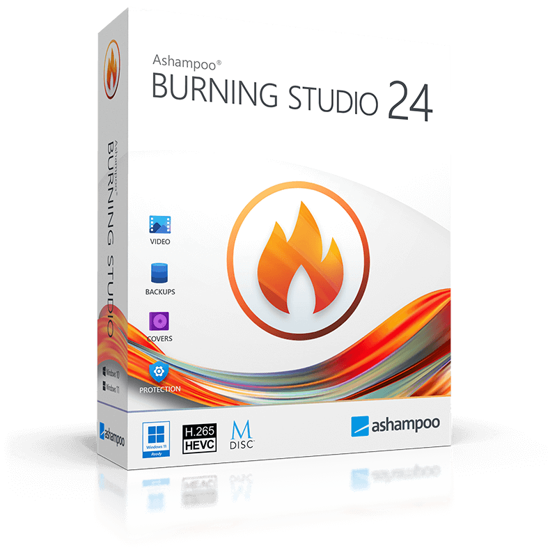 Produktbox von Ashampoo Burning Studio 24
