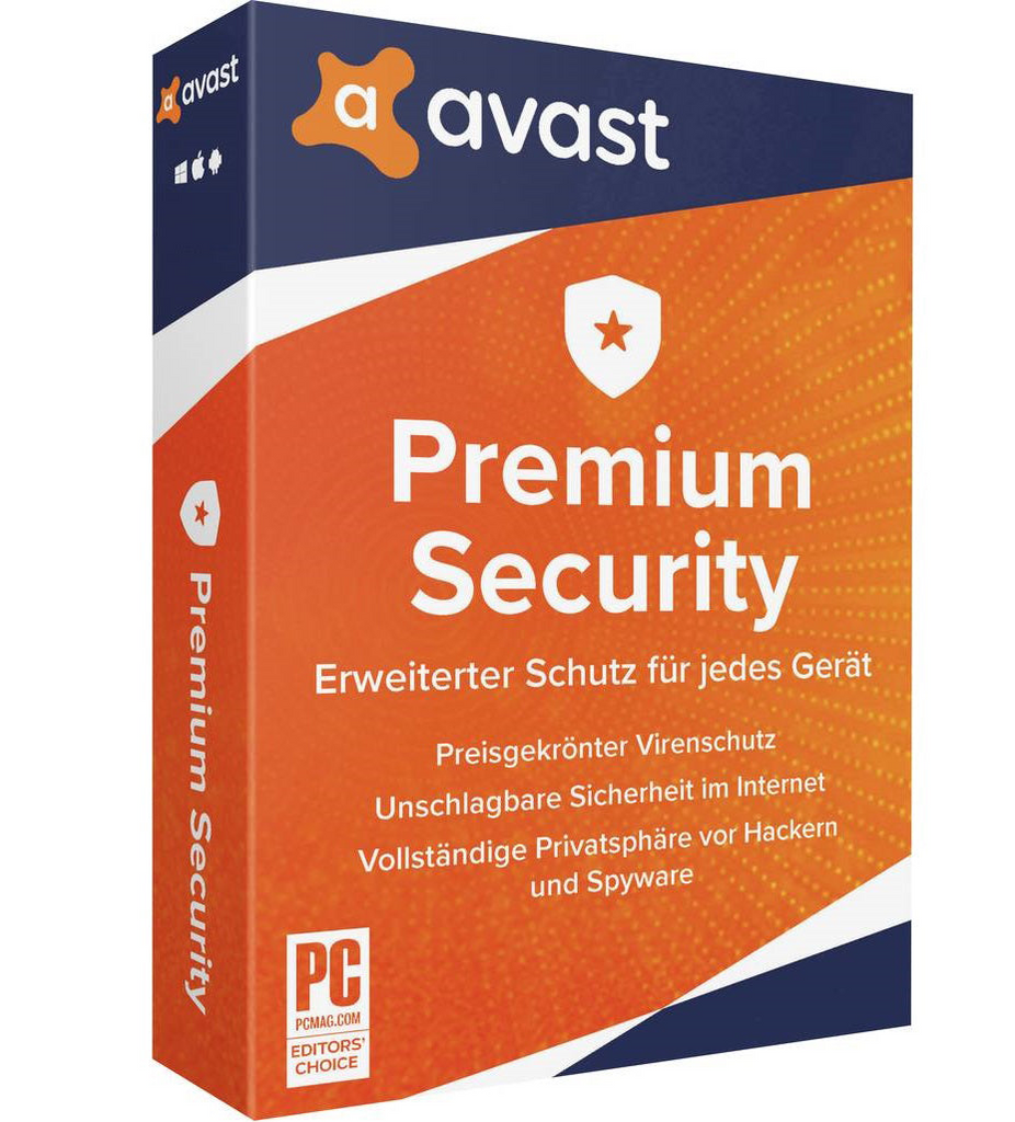 Produktbox von Avast Premium Security