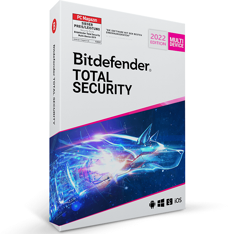 Produktbox von Bitdefender Total Security Multi-Device