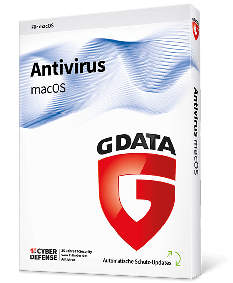Produktbox von G Data AntiVirus für macOS