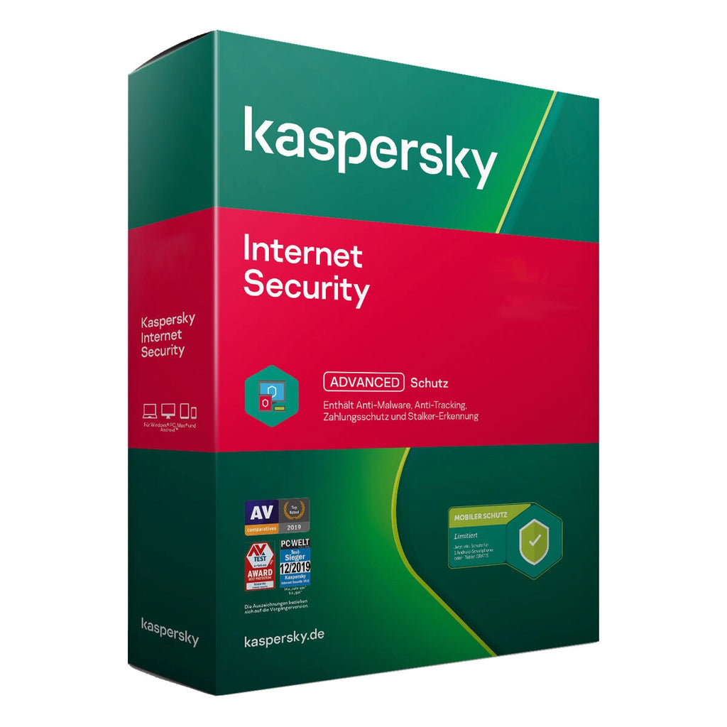 Produktbox von Kaspersky Internet Security