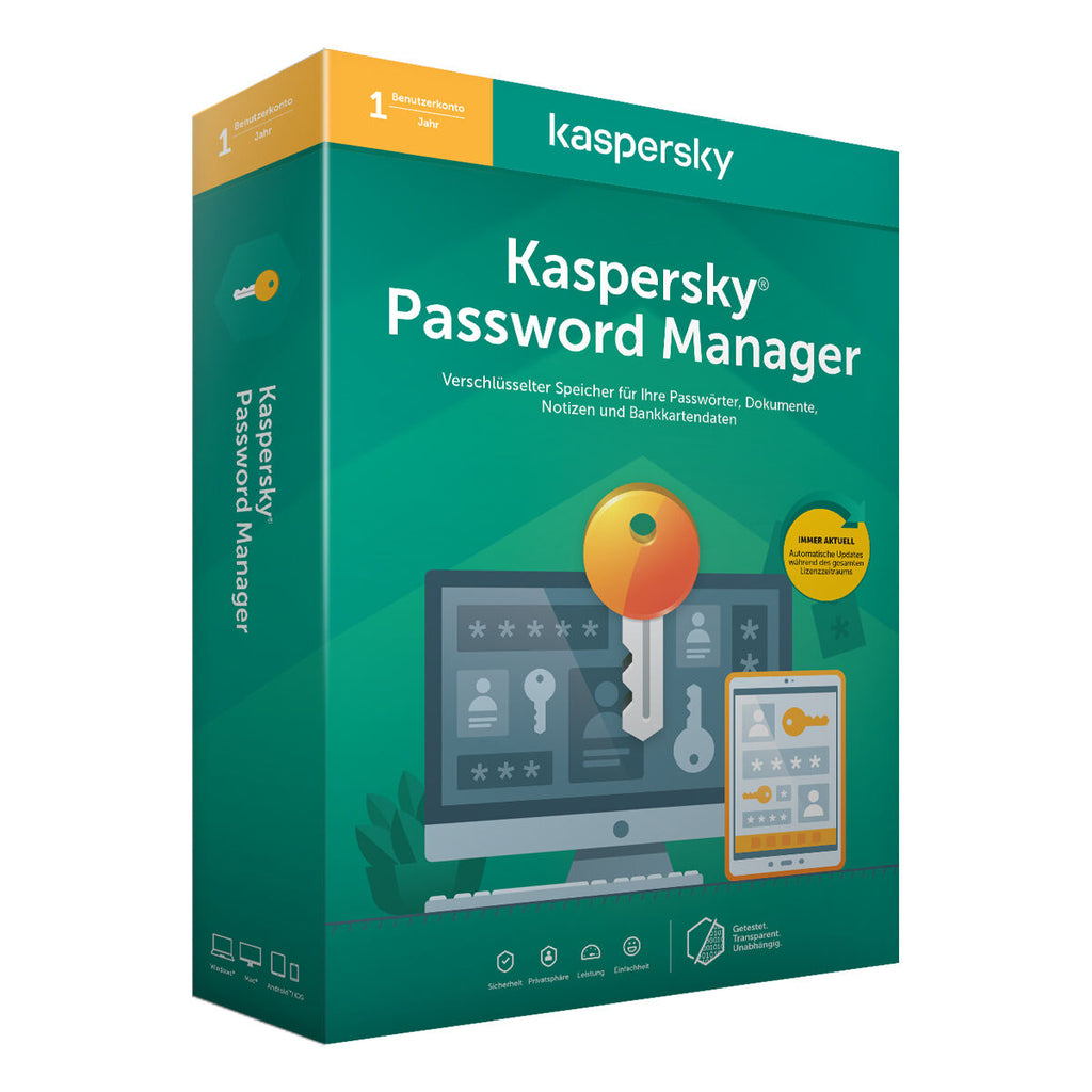 Produktbox von Kaspersky Password Manager