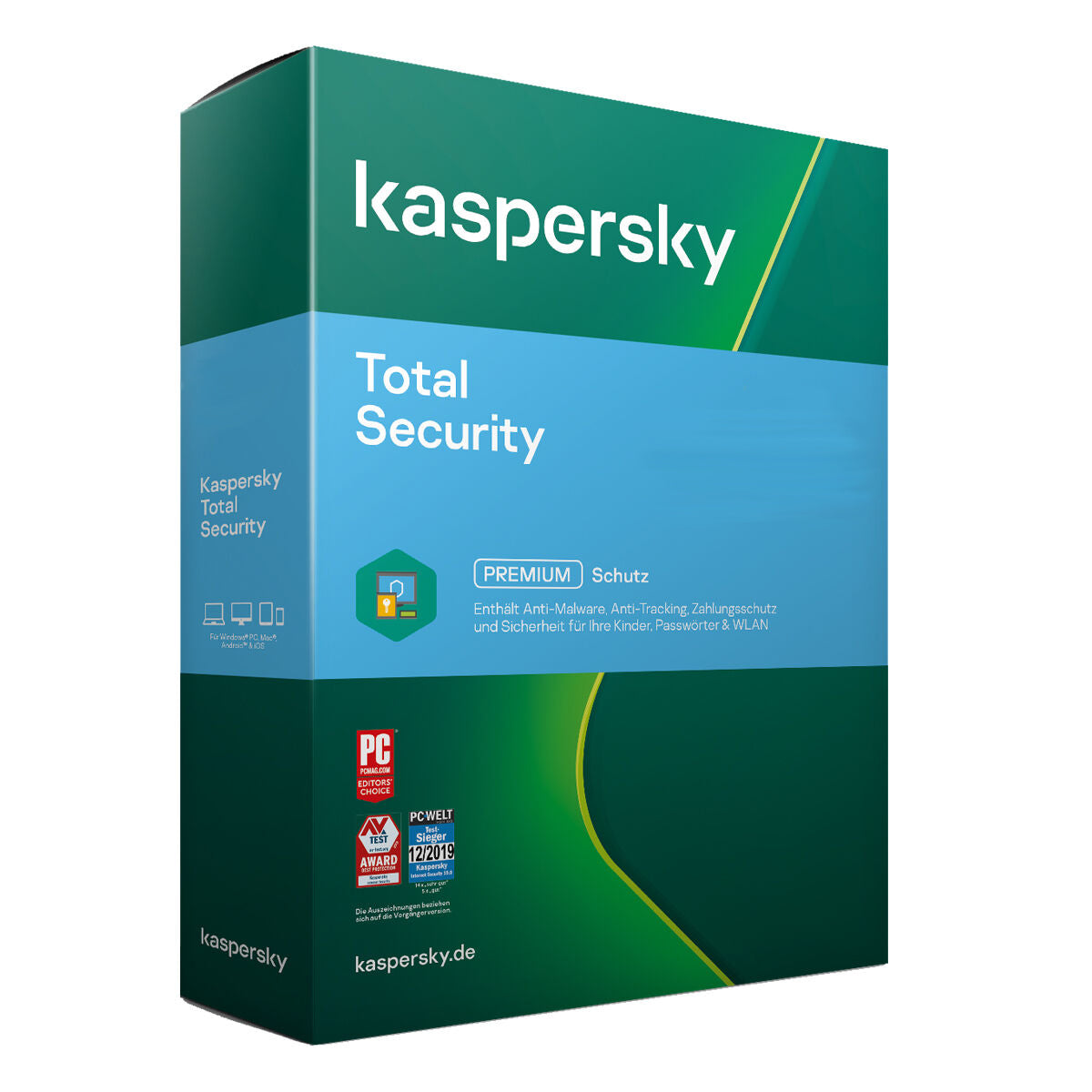 Produktbox von Kaspersky Total Security