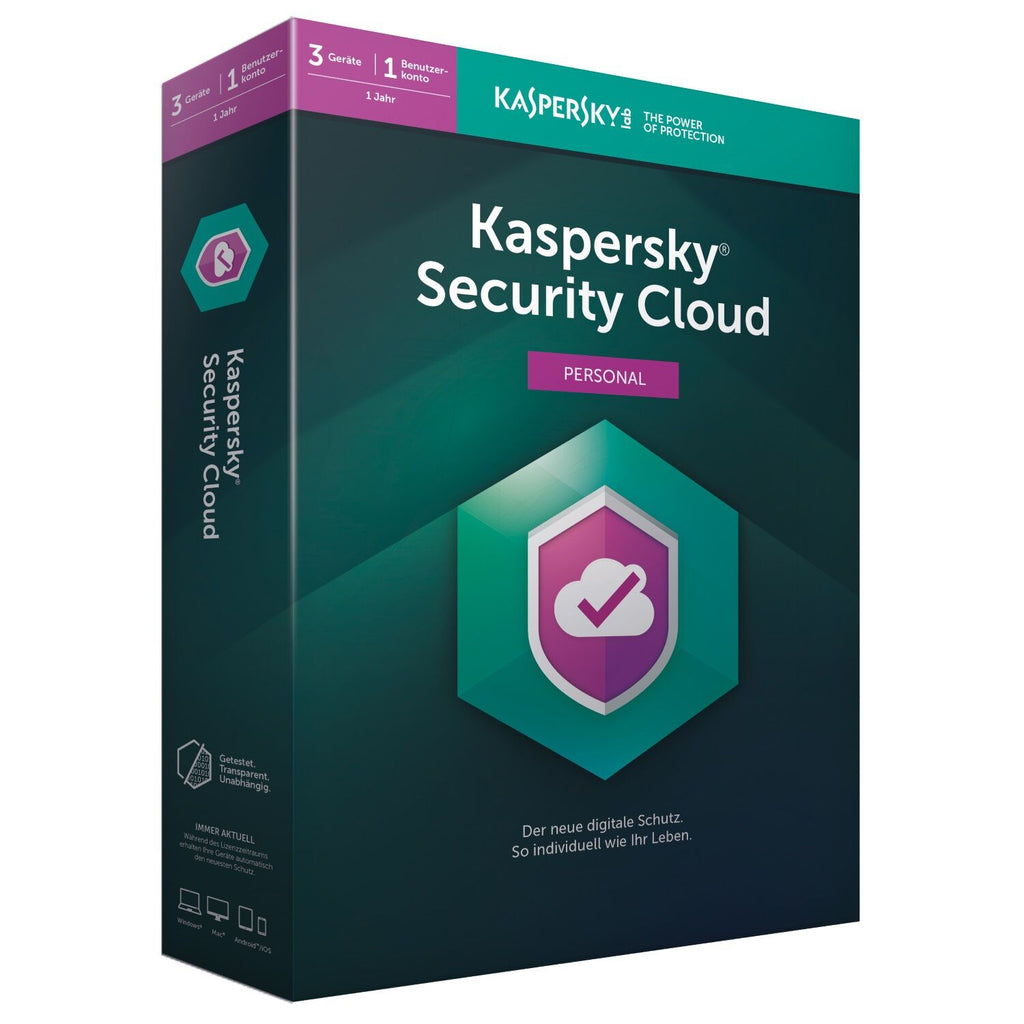 Produktbox von Kaspersky Security Cloud Personal