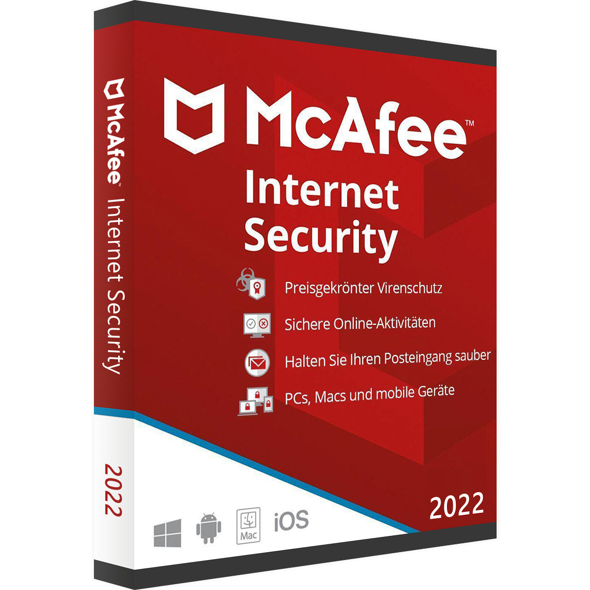 Produktbox von McAfee Internet Security