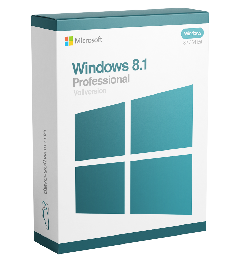 Produktbox von Microsoft Windows 8.1 Pro