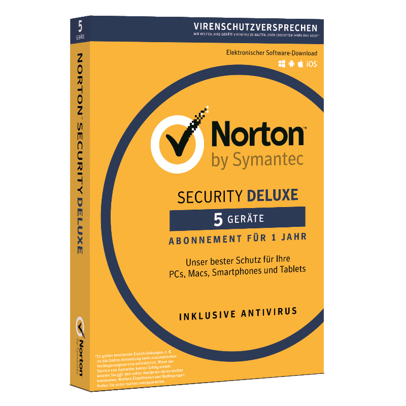 Produktbox von Norton Security Deluxe