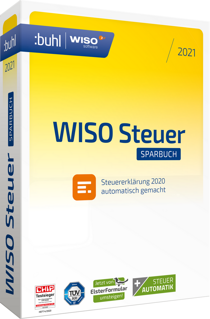 Produktbox von WISO Steuer Sparbuch 2021