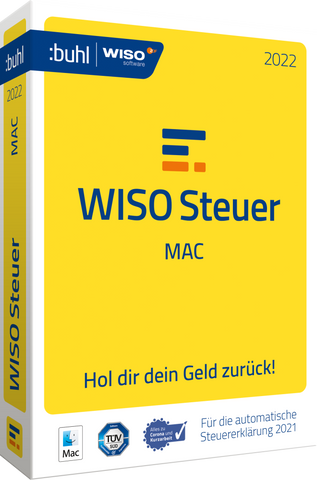 Produktbox von WISO Steuer Sparbuch 2022 für Mac
